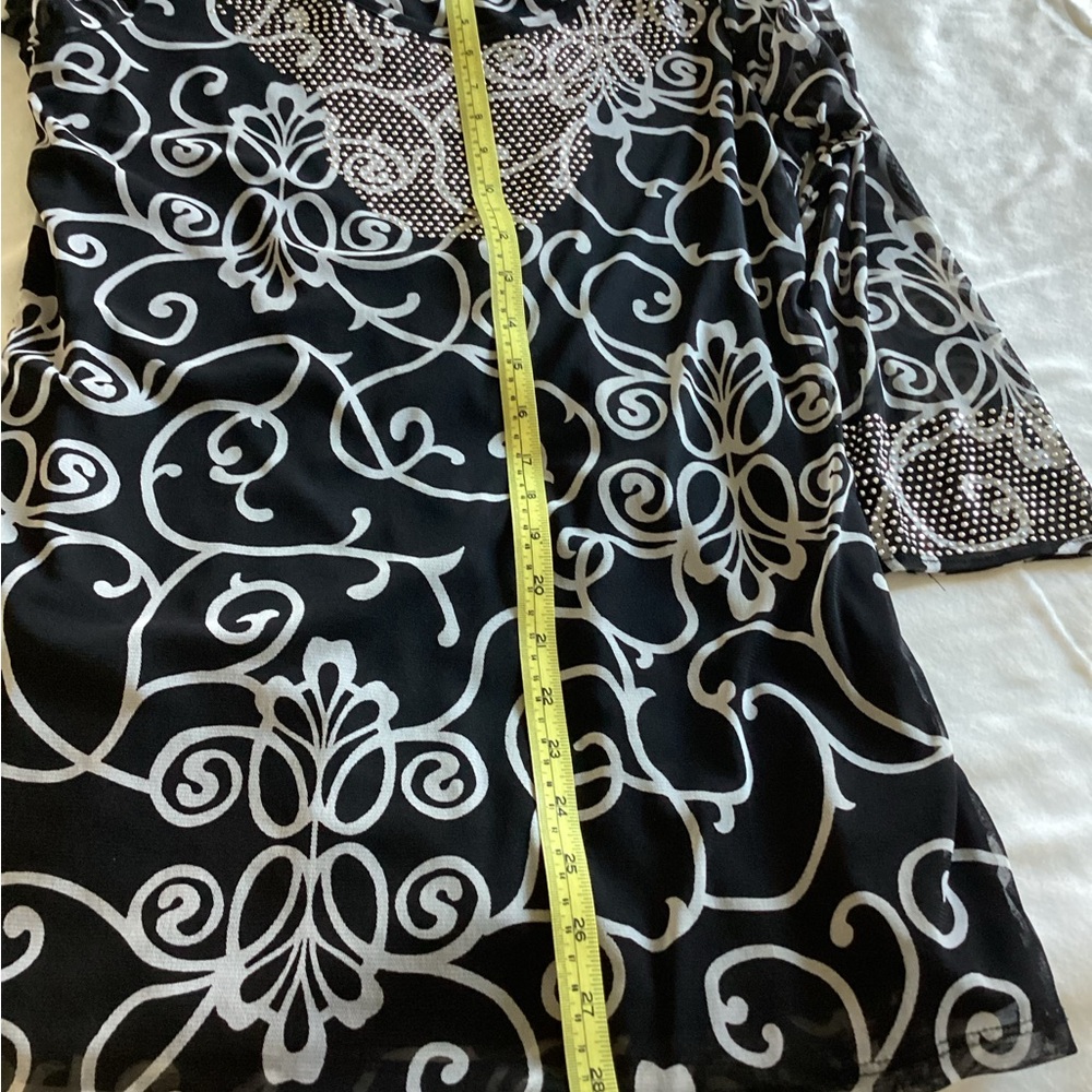 🌹INC dressy‎ top size M - Picture 9 of 10